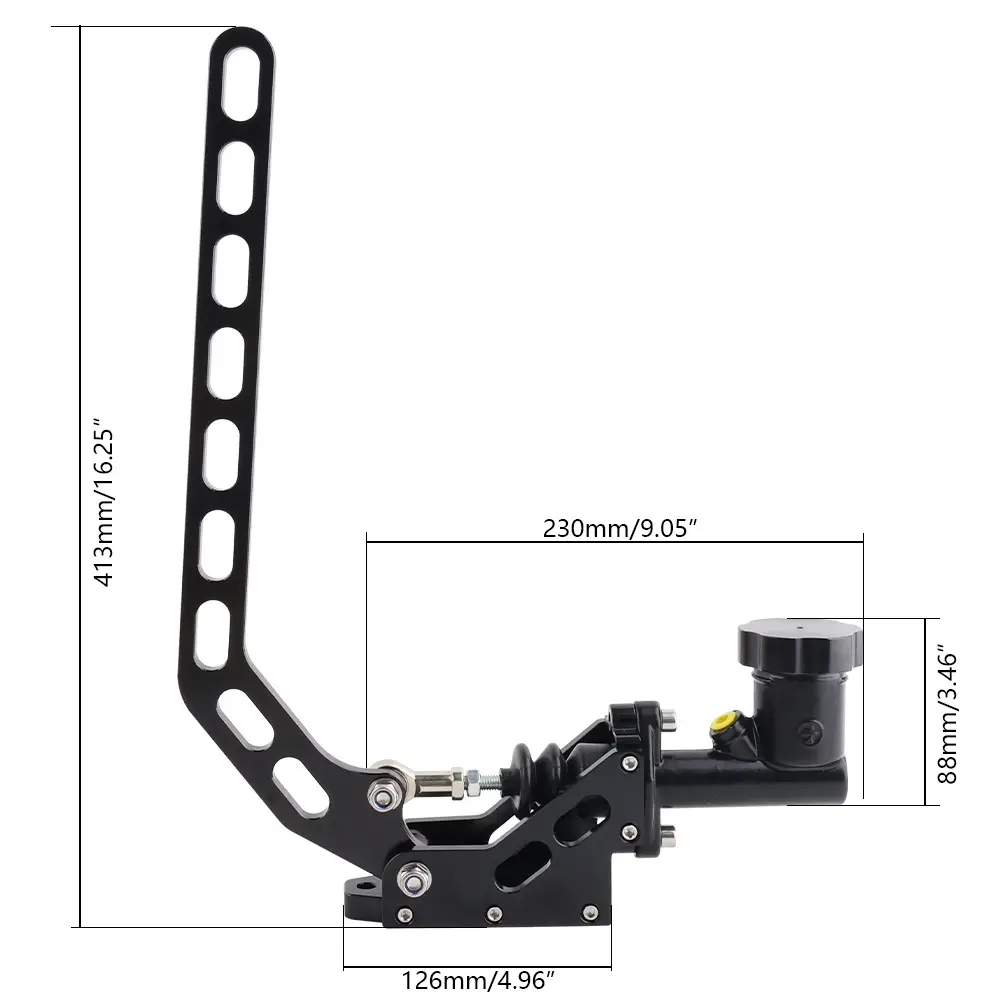 Red Racing Handbrake with Hydraulic Pot & Aluminum Body — feature 38