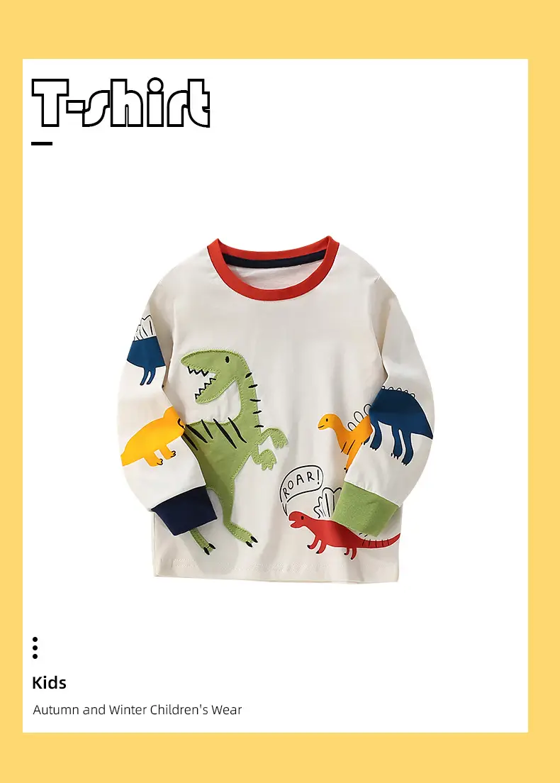 Red Cross-Border Malwee Boys T-Shirt Round Neck Casual Kids — feature 7