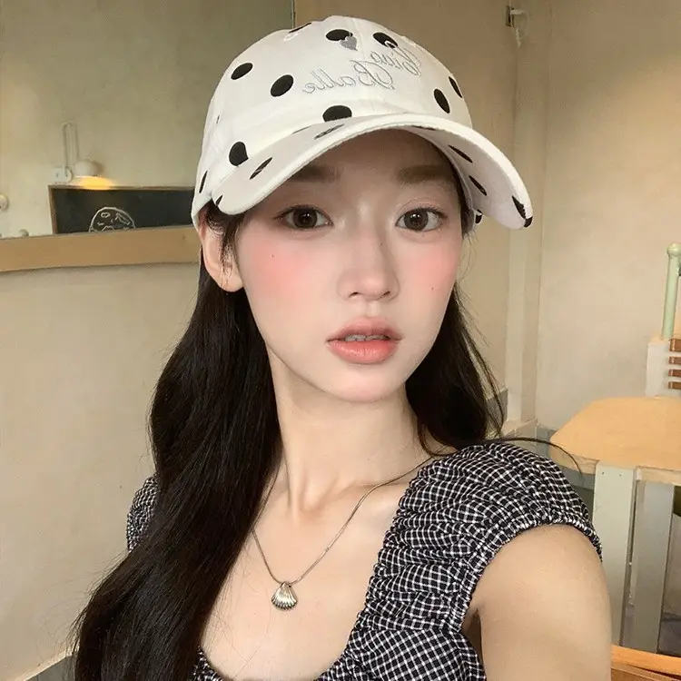 Women Casual Checkered Baseball Cap Sun Hat - Image 6