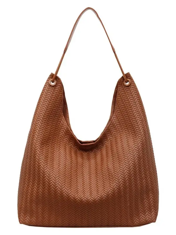 Women's Retro Brown Textured Shoulder Bag 2025 - Image 10