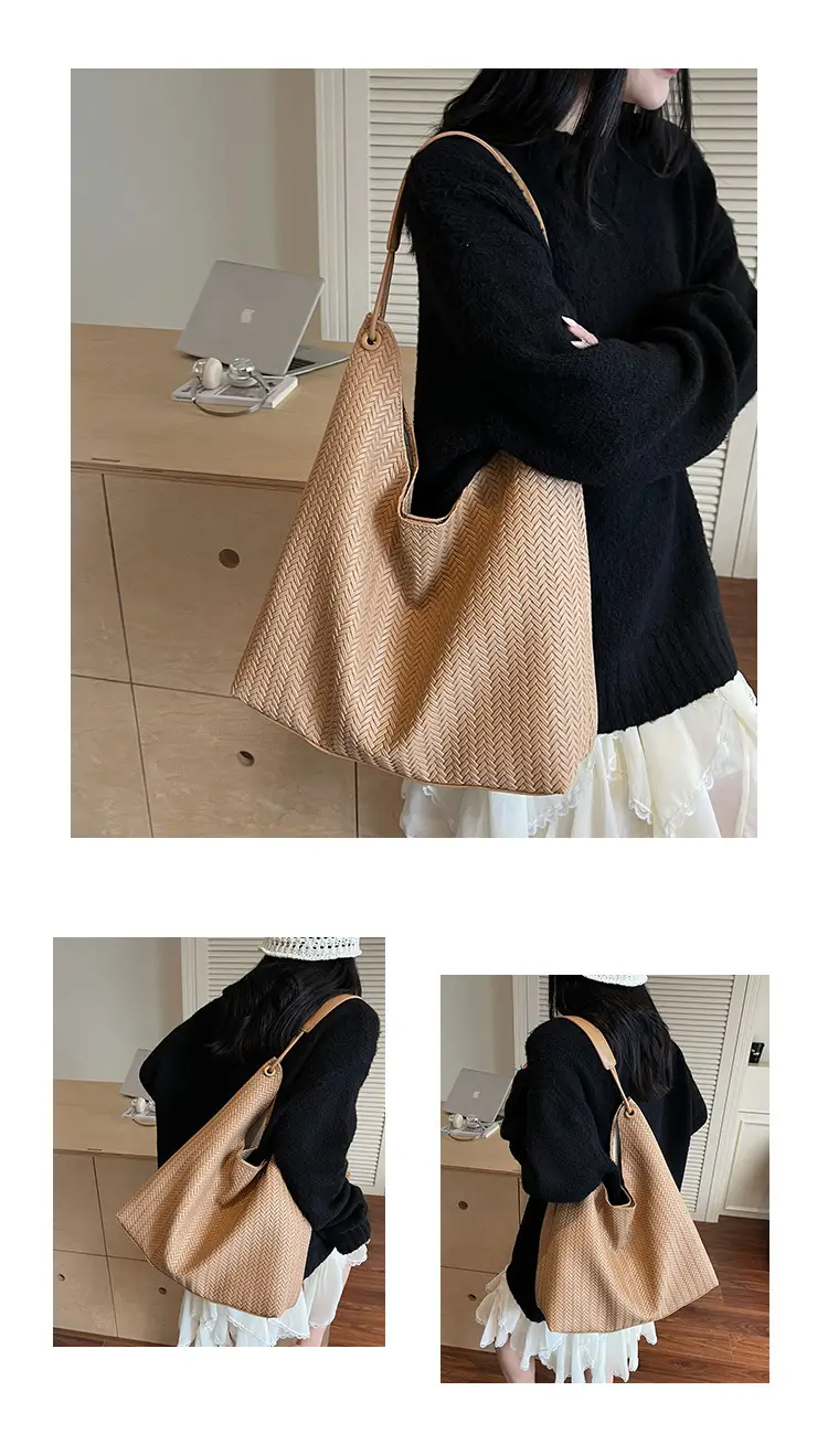 Women's Retro Brown Textured Shoulder Bag 2025 — feature 25