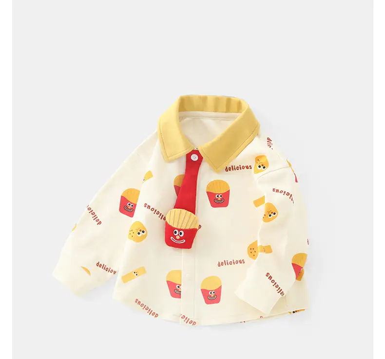 Duuduu French Fries Baby T-Shirt Boys Autumn — feature 11