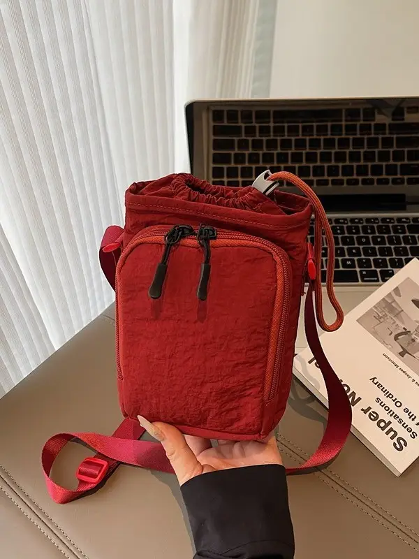 Women's Mini Crossbody Bag with Water Bottle & Umbrella - Image 6