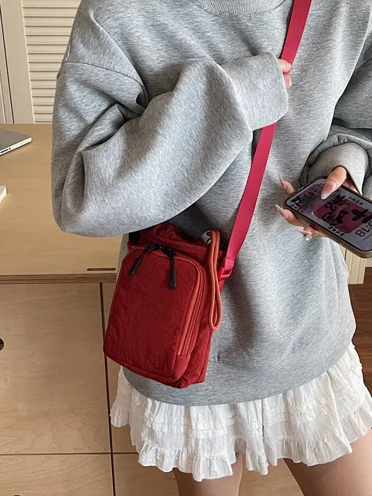 Women's Mini Crossbody Bag with Water Bottle & Umbrella - Image 8
