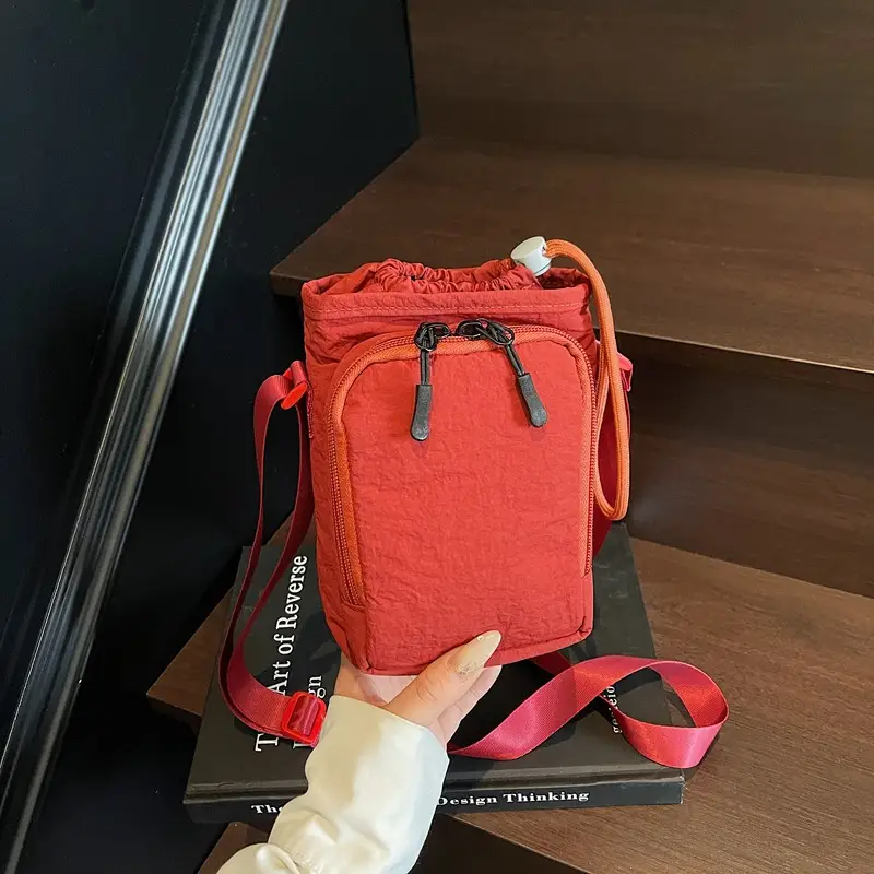 Women's Mini Crossbody Bag with Water Bottle & Umbrella - Image 3