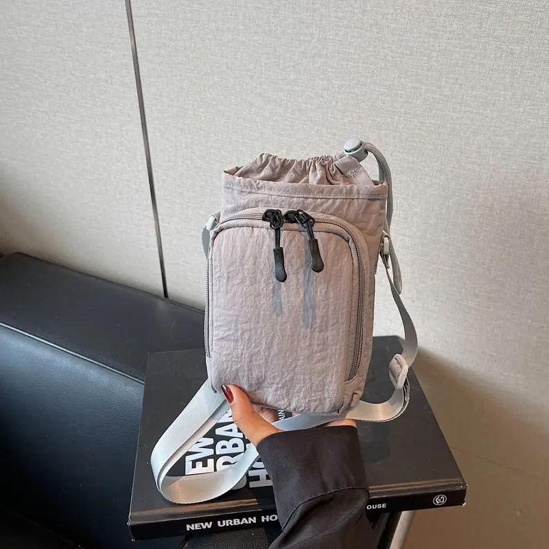 Women's Mini Crossbody Bag with Water Bottle & Umbrella - Image 4