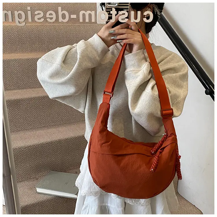 Nylon Crossbody Bag Large Capacity Japanese Style — feature 18