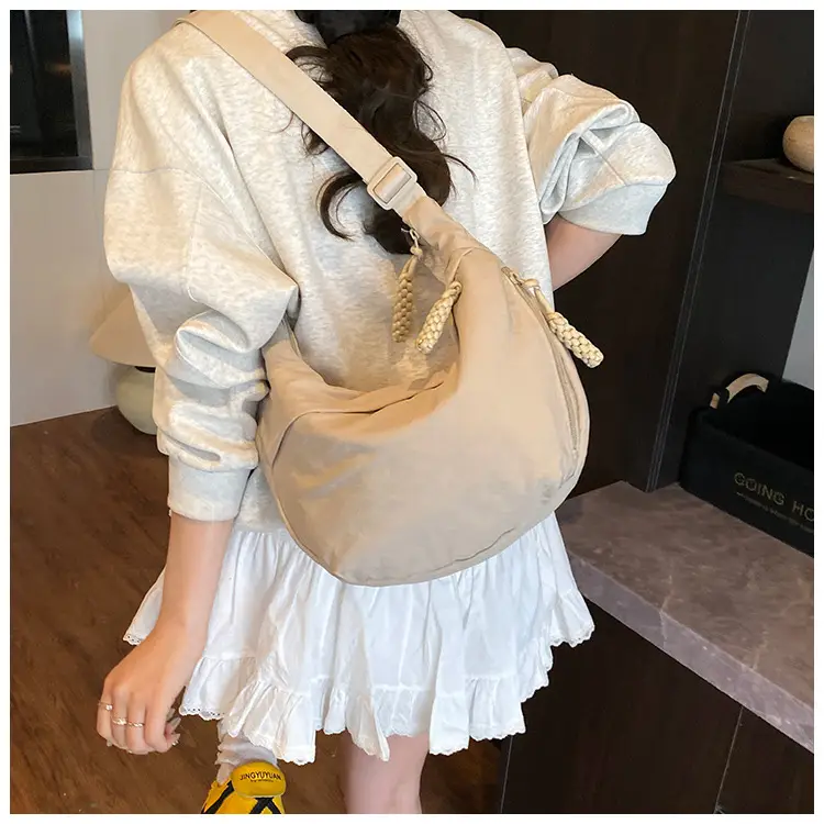 Nylon Crossbody Bag Large Capacity Japanese Style — feature 22