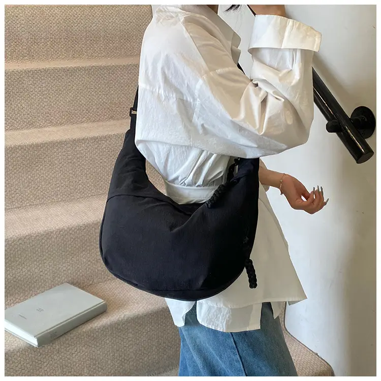 Nylon Crossbody Bag Large Capacity Japanese Style — feature 23