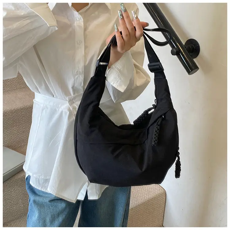 Nylon Crossbody Bag Large Capacity Japanese Style — feature 24