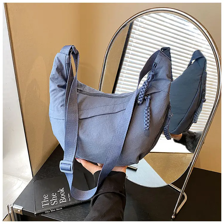 Nylon Crossbody Bag Large Capacity Japanese Style — feature 41