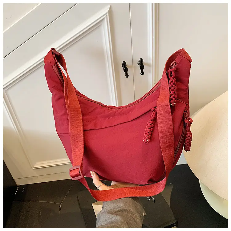 Nylon Crossbody Bag Large Capacity Japanese Style — feature 42
