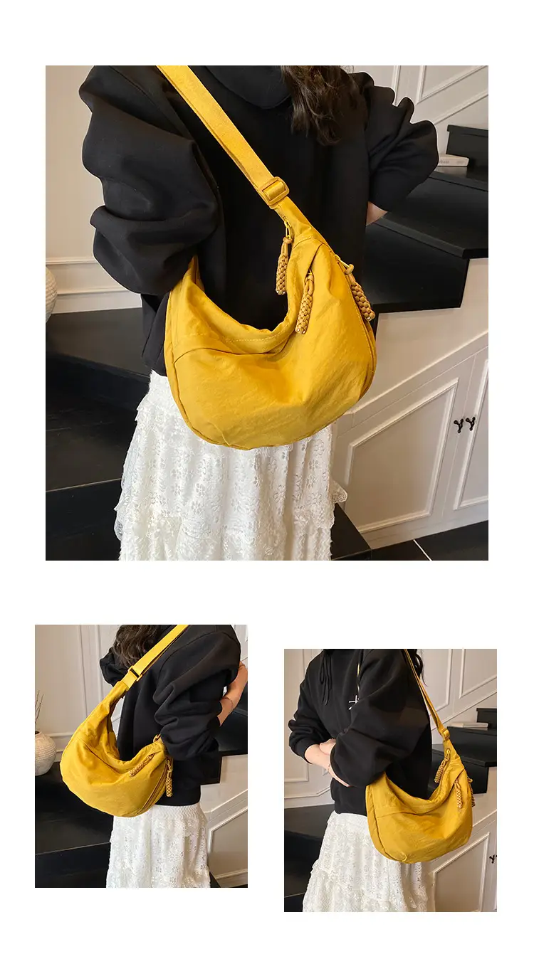 Nylon Crossbody Bag Large Capacity Japanese Style — feature 6