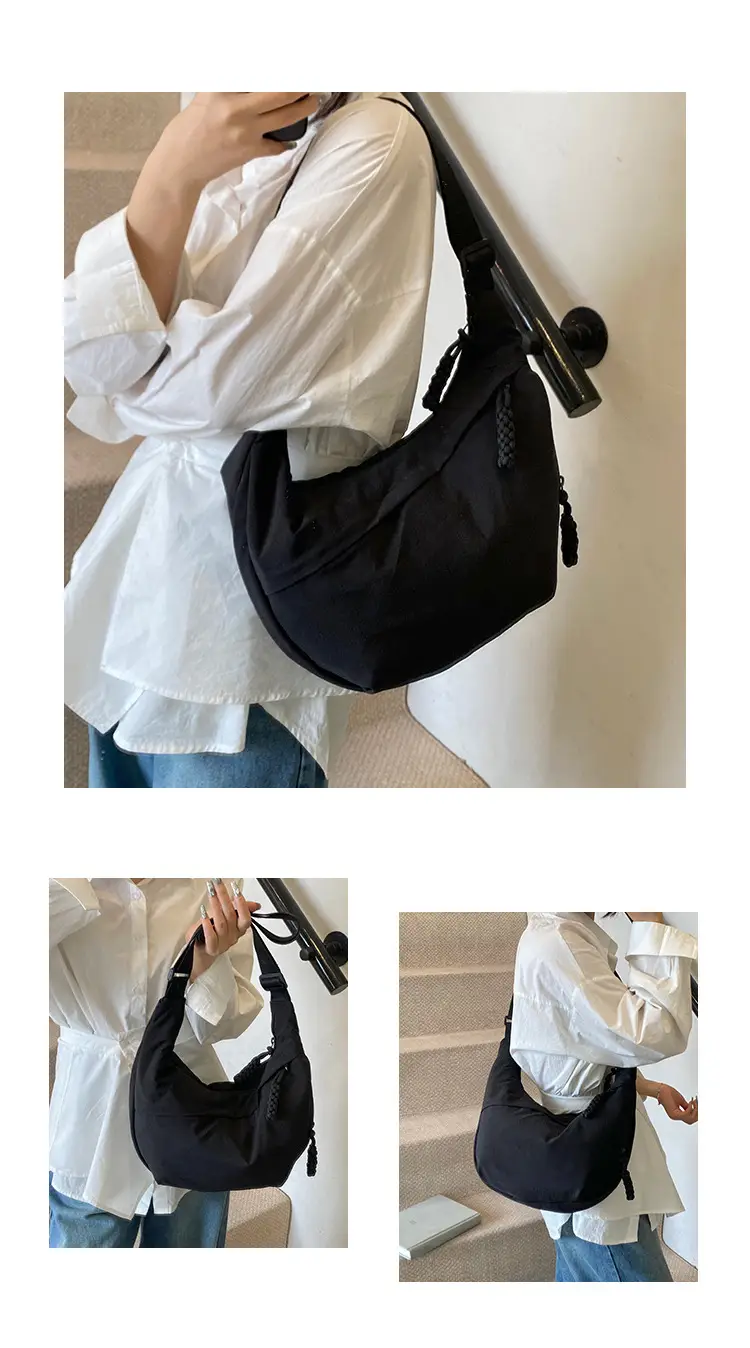Nylon Crossbody Bag Large Capacity Japanese Style — feature 8
