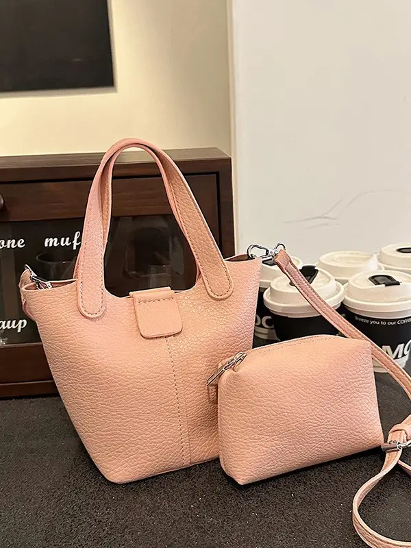 Women Yellow PU Leather Shoulder Bag 2025 Summer - Image 6