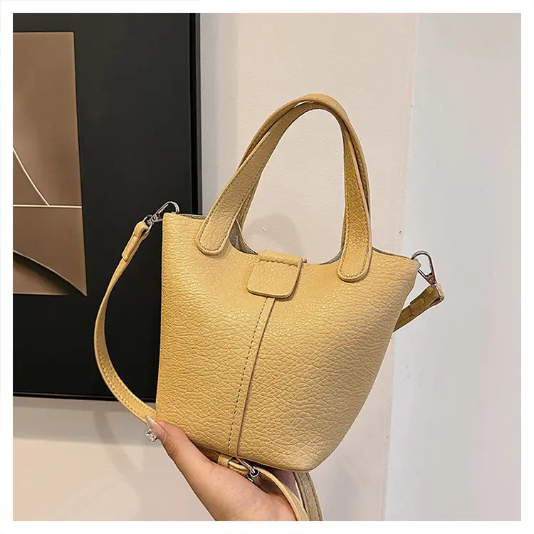 Women Yellow PU Leather Shoulder Bag 2025 Summer — feature 16