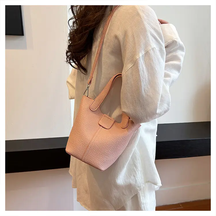 Women Yellow PU Leather Shoulder Bag 2025 Summer — feature 24
