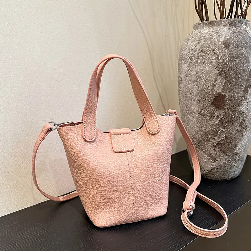 Women Yellow PU Leather Shoulder Bag 2025 Summer - Image 3