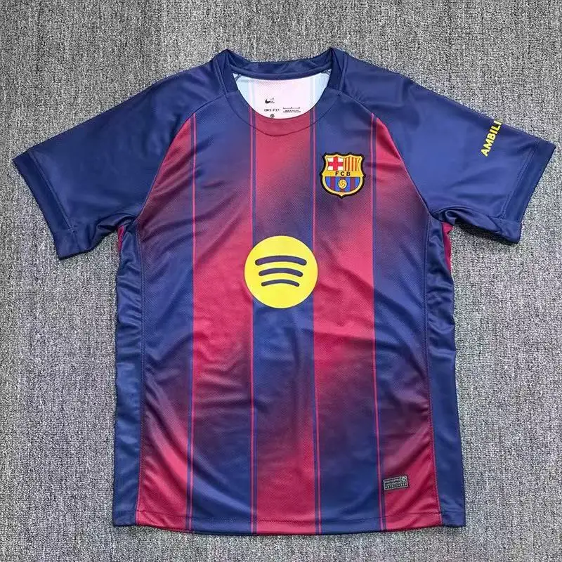 25-26 Club Football Jersey Barcelona Jersey Sports T-Shirt 2425 Season Fan Version Barcelona La Liga