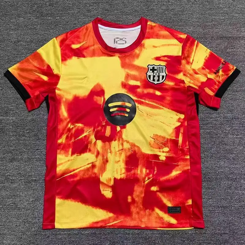 25-26 Club Football Jersey Barcelona Jersey Sports T-Shirt 2425 Season Fan Version Barcelona La Liga