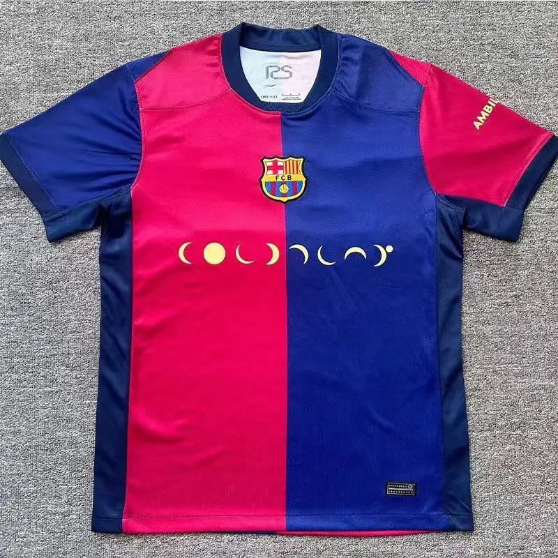 25-26 Club Football Jersey Barcelona Jersey Sports T-Shirt 2425 Season Fan Version Barcelona La Liga