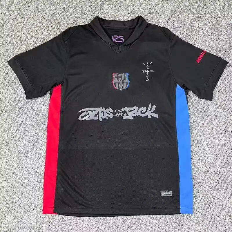 25-26 Club Football Jersey Barcelona Jersey Sports T-Shirt 2425 Season Fan Version Barcelona La Liga