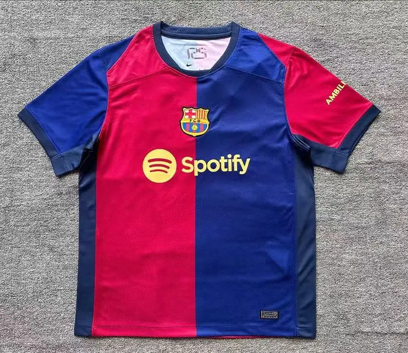 25-26 Club Football Jersey Barcelona Jersey Sports T-Shirt 2425 Season Fan Version Barcelona La Liga