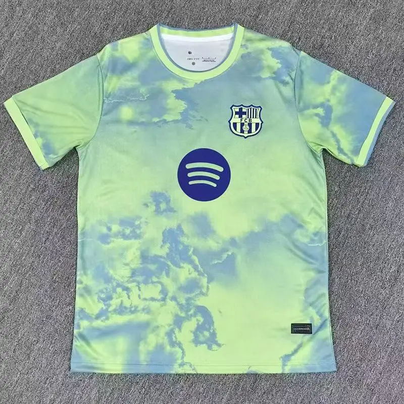 25-26 Club Football Jersey Barcelona Jersey Sports T-Shirt 2425 Season Fan Version Barcelona La Liga