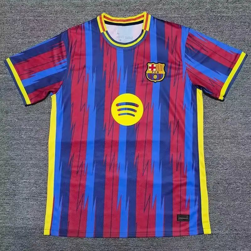25-26 Club Football Jersey Barcelona Jersey Sports T-Shirt 2425 Season Fan Version Barcelona La Liga