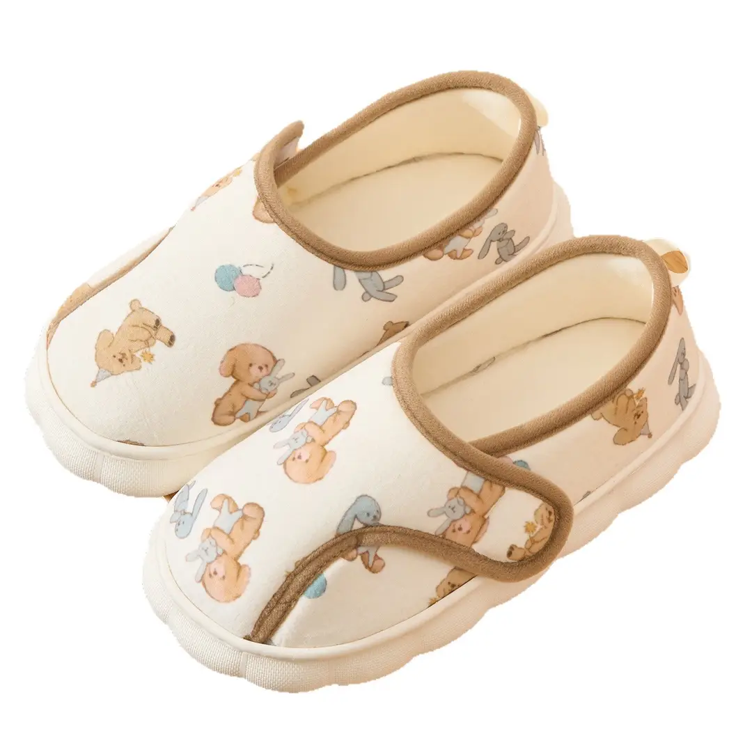 Maternity Postpartum Shoes Thick-Soled Autumn and Winter Comfortable Cotton Slippers Women's Postpartum Slippers with Heel Non-Slip Outer Wear Soft Sole Warm - Image 10