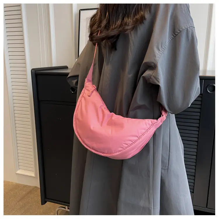 Pink Waterproof Crossbody Bag for Women Large Capacity — feature 14