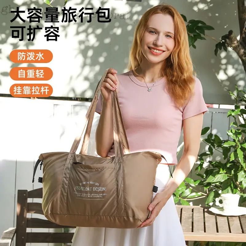Foldable Lightweight Travel Bag Blue - Image 15