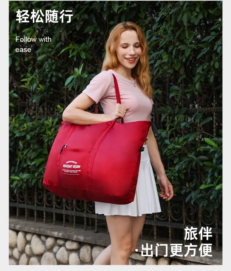 Foldable Lightweight Travel Bag Blue — feature 2