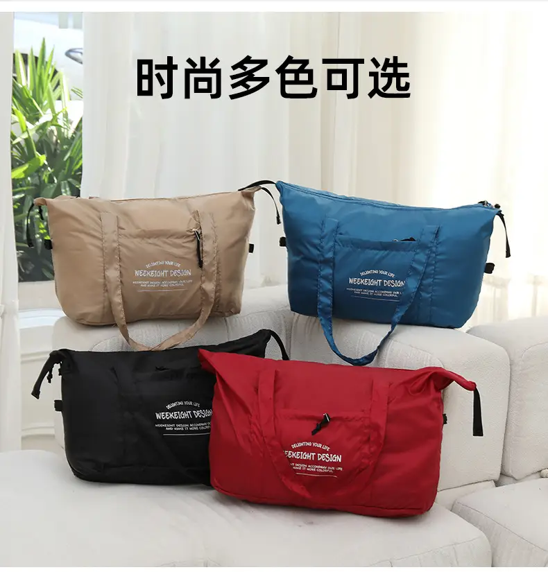 Foldable Lightweight Travel Bag Blue — feature 9