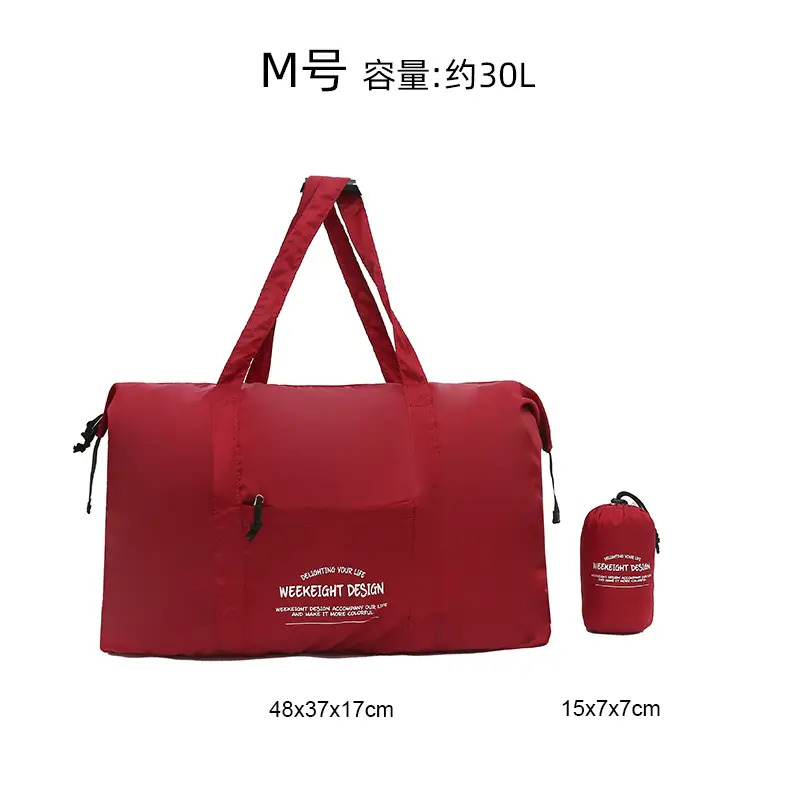Foldable Lightweight Travel Bag Blue - Image 5