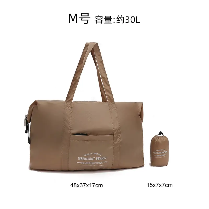 Foldable Lightweight Travel Bag Blue - Image 8
