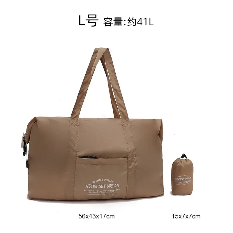 Foldable Lightweight Travel Bag Blue - Image 9