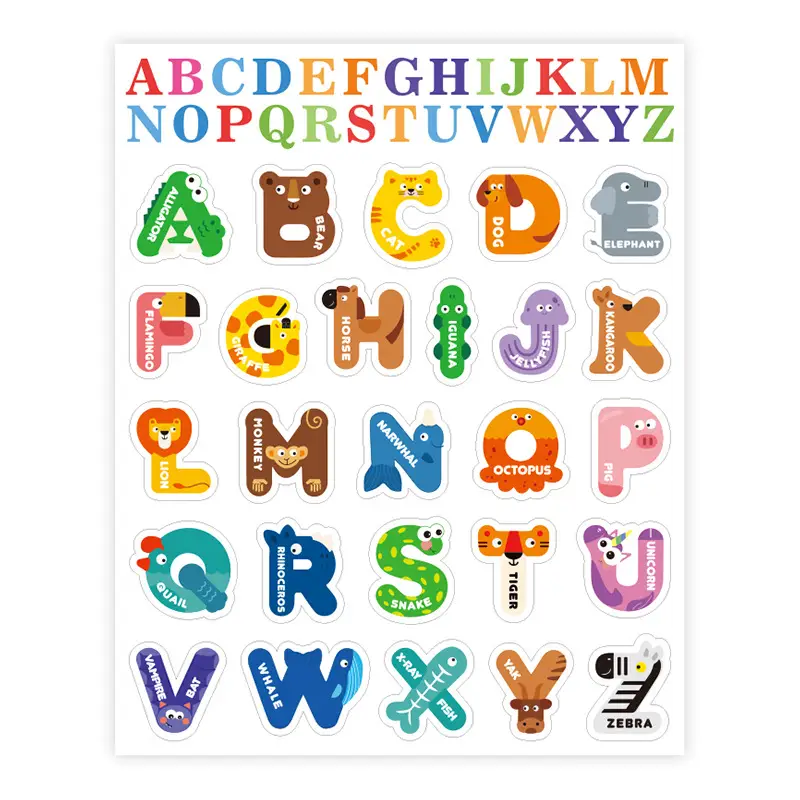 Cross-Border Wholesale Cartoon Vehicle Stickers, Children's Early Education Educational Stickers, Notebook Water Cup Reward Decoration Stickers