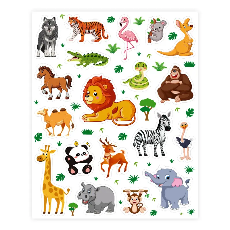 Cross-Border Wholesale Cartoon Vehicle Stickers, Children's Early Education Educational Stickers, Notebook Water Cup Reward Decoration Stickers