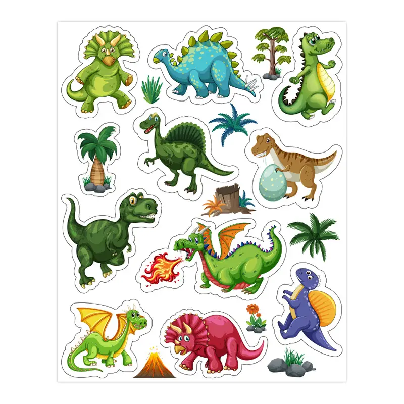 Cross-Border Wholesale Cartoon Vehicle Stickers, Children's Early Education Educational Stickers, Notebook Water Cup Reward Decoration Stickers