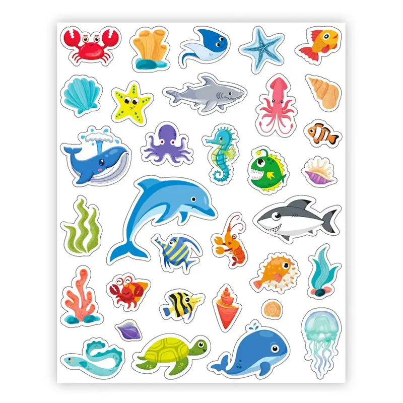 Cross-Border Wholesale Cartoon Vehicle Stickers, Children's Early Education Educational Stickers, Notebook Water Cup Reward Decoration Stickers