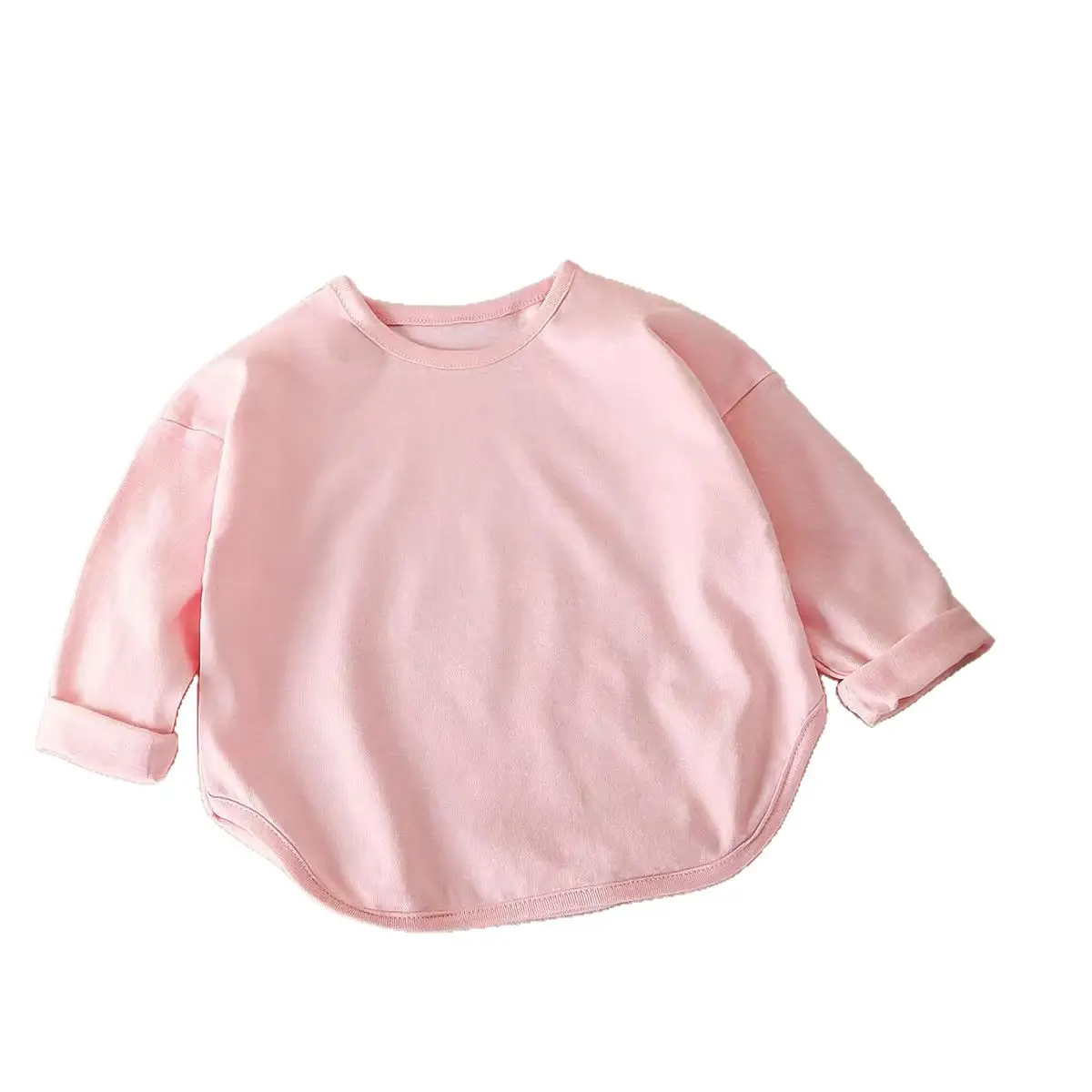 Pink Long Sleeve Pure Cotton Boys T-Shirt - Image 10