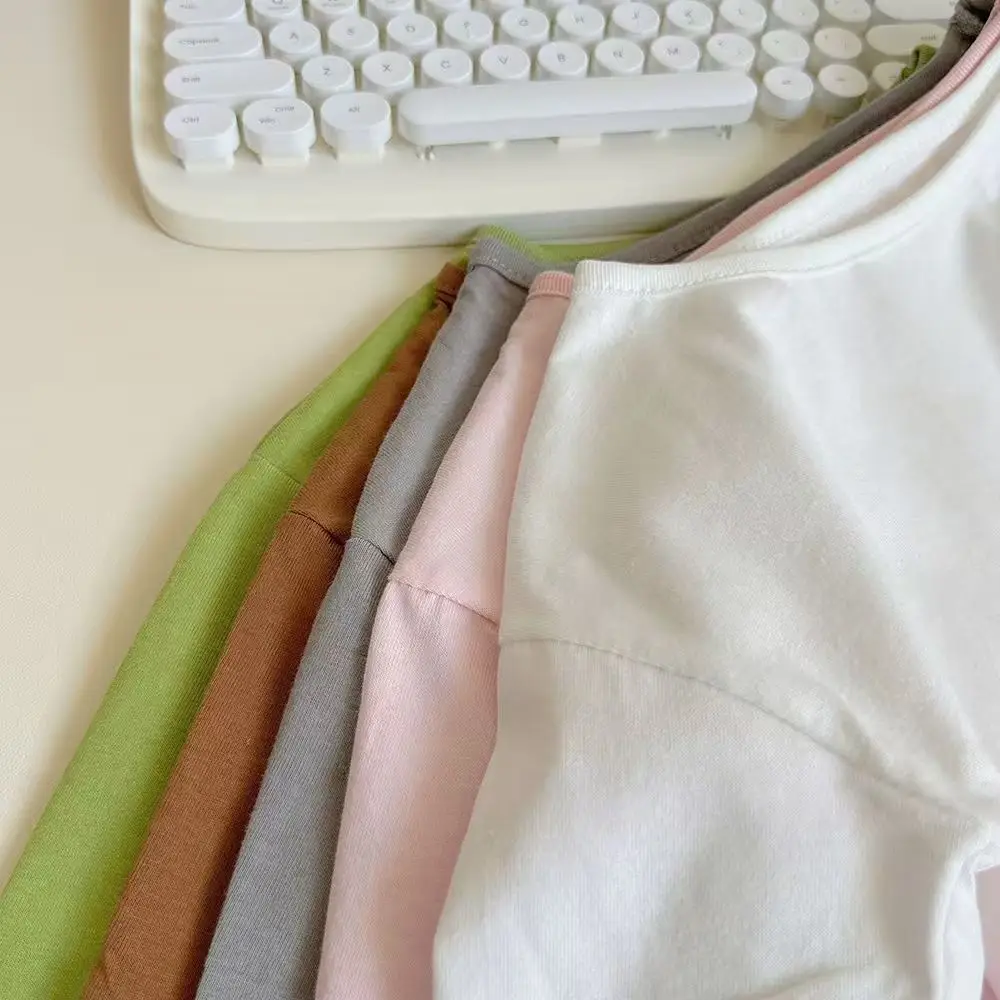 Pink Long Sleeve Pure Cotton Boys T-Shirt — feature 7