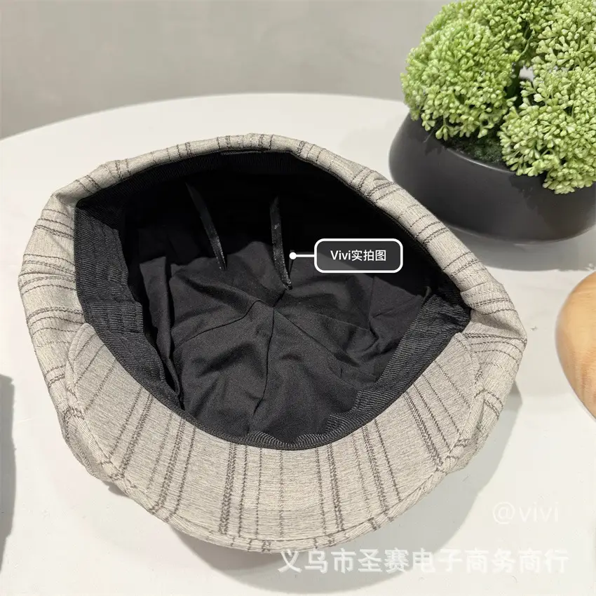 Japanese Striped Baseball Cap for Women 2025 - Image 5
