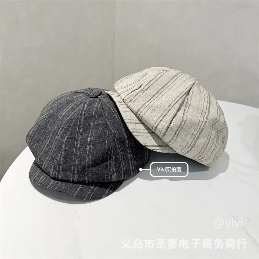 Japanese Striped Baseball Cap for Women 2025 — feature 3