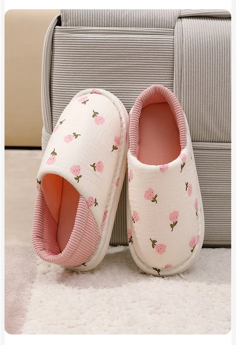 Maternity Shoes for Autumn and Winter, Thin Thick-Soled Closed-Back Non-Slip Breathable Postpartum Home Slippers for Women, Comfortable Home Warm Maternity Shoes — feature 15