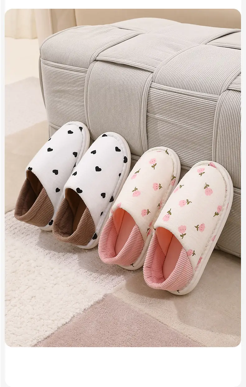 Maternity Shoes for Autumn and Winter, Thin Thick-Soled Closed-Back Non-Slip Breathable Postpartum Home Slippers for Women, Comfortable Home Warm Maternity Shoes — feature 16