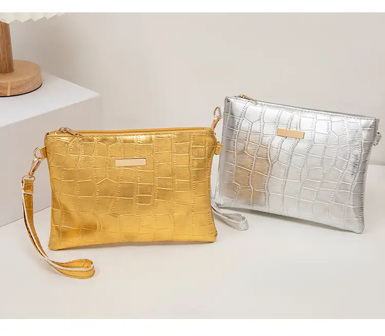 Golden Croc Quilted Crossbody Bag for Women — feature 23