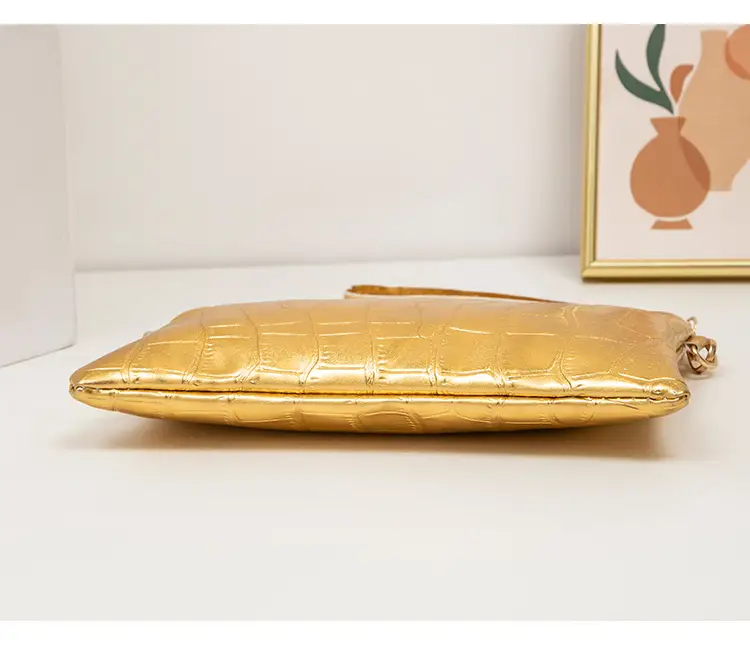 Golden Croc Quilted Crossbody Bag for Women — feature 29