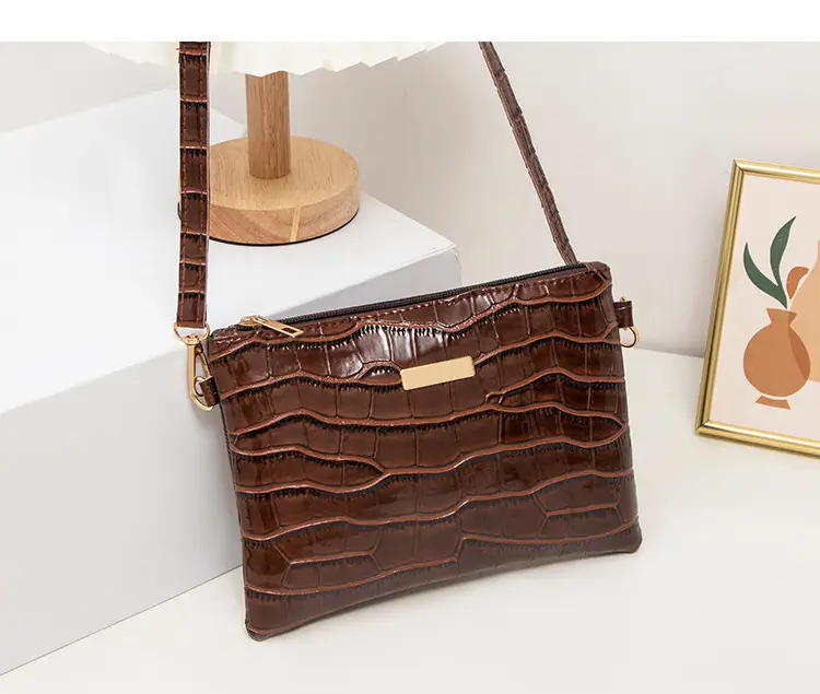 Golden Croc Quilted Crossbody Bag for Women — feature 33
